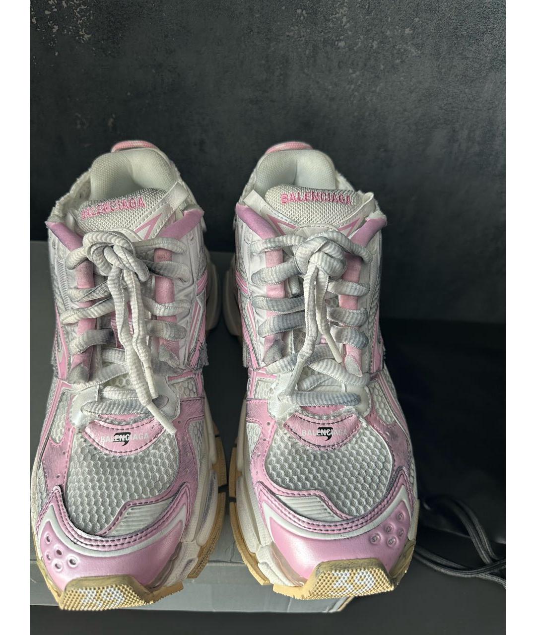 BALENCIAGA Розовые кроссовки, фото 3
