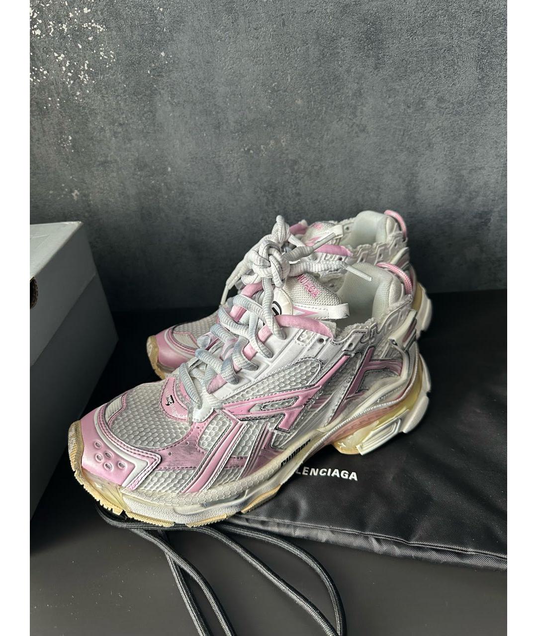 BALENCIAGA Розовые кроссовки, фото 2