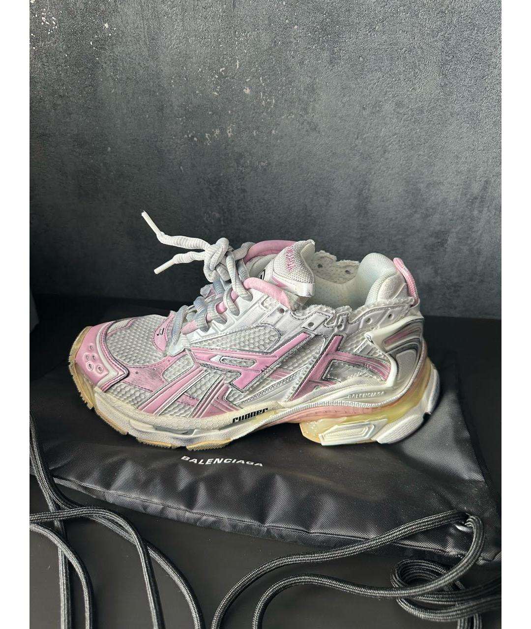 BALENCIAGA Розовые кроссовки, фото 8