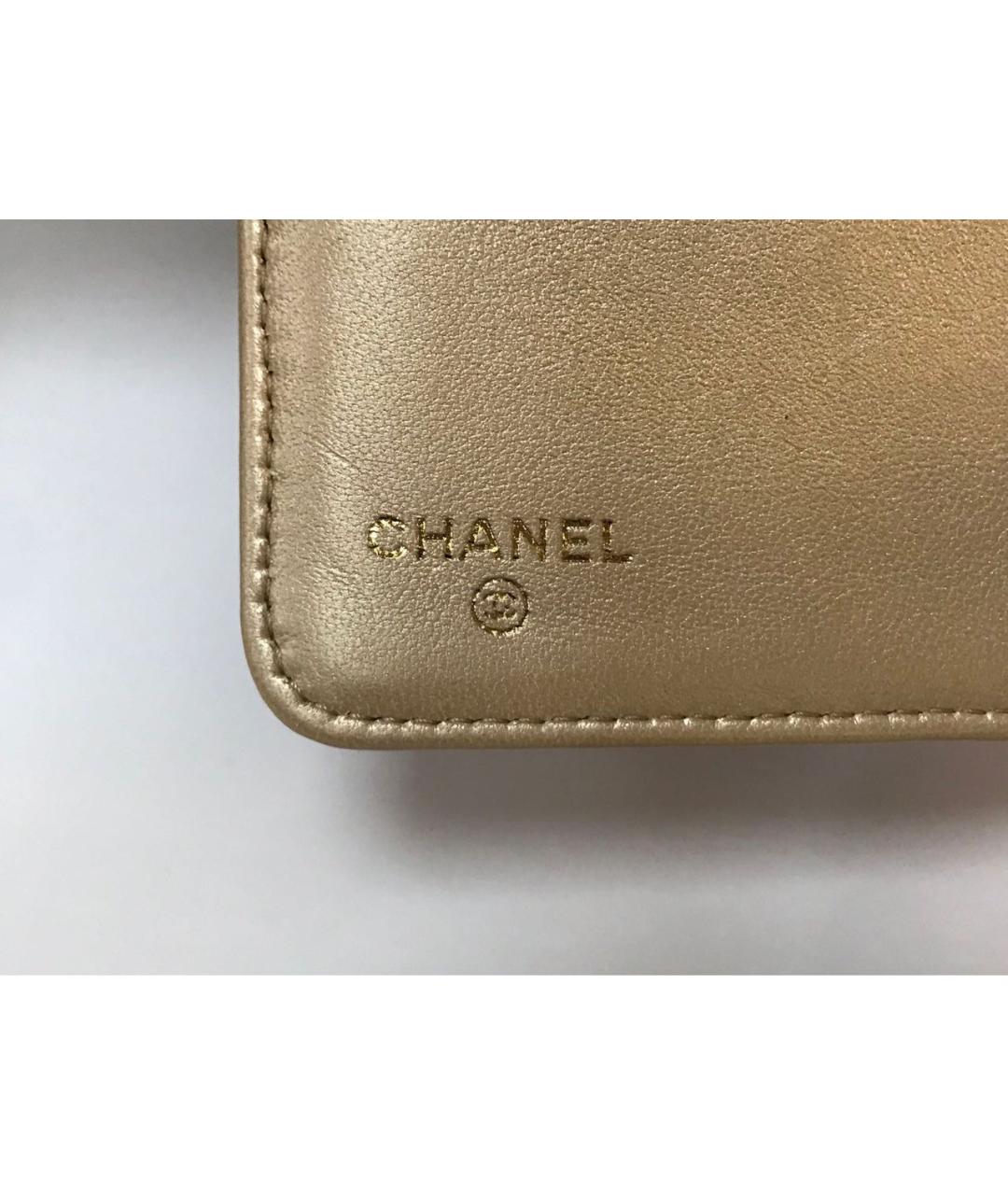 CHANEL Бордовый кожаный кардхолдер, фото 5