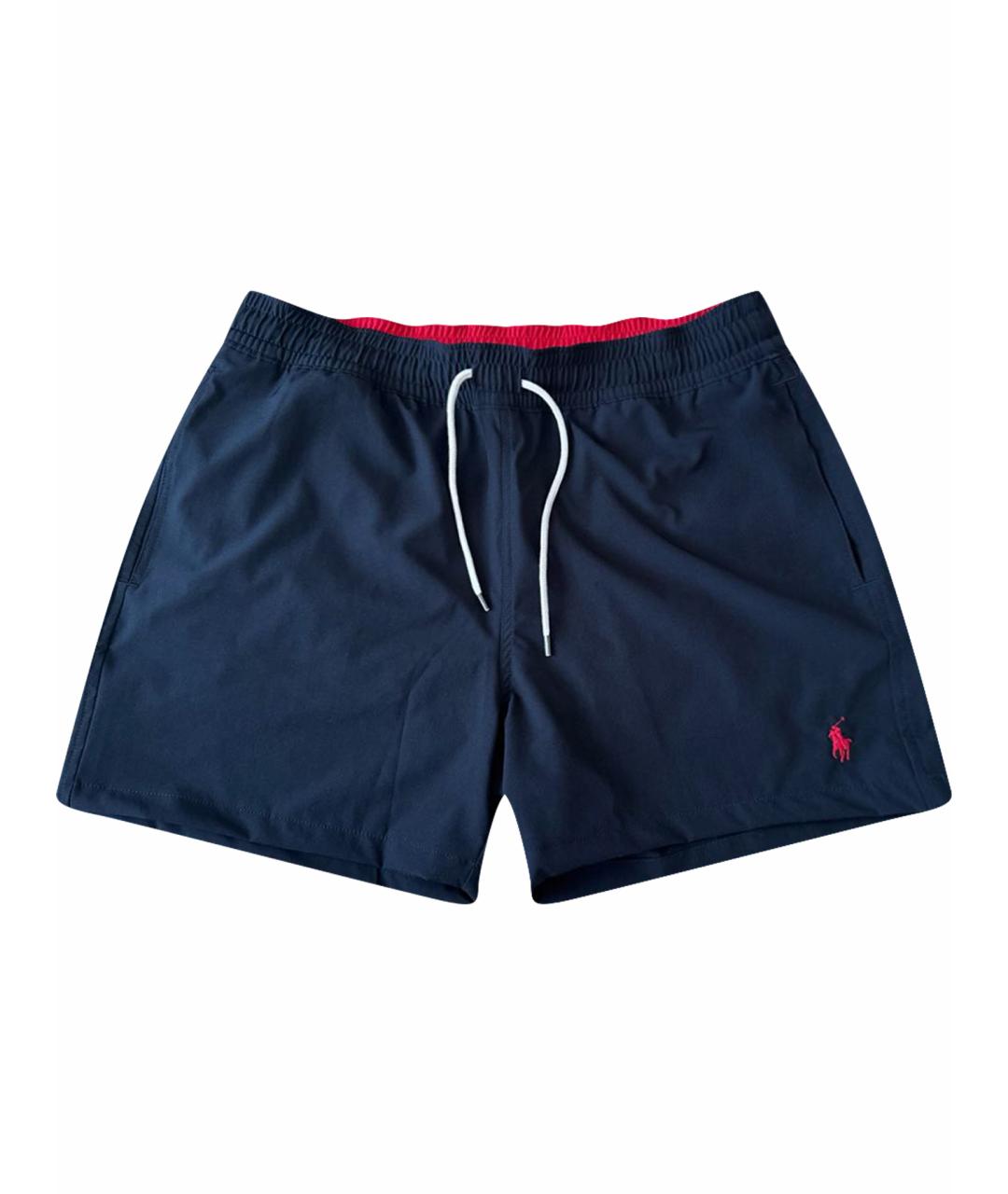 POLO RALPH LAUREN Черные полиэстеровые шорты, фото 1