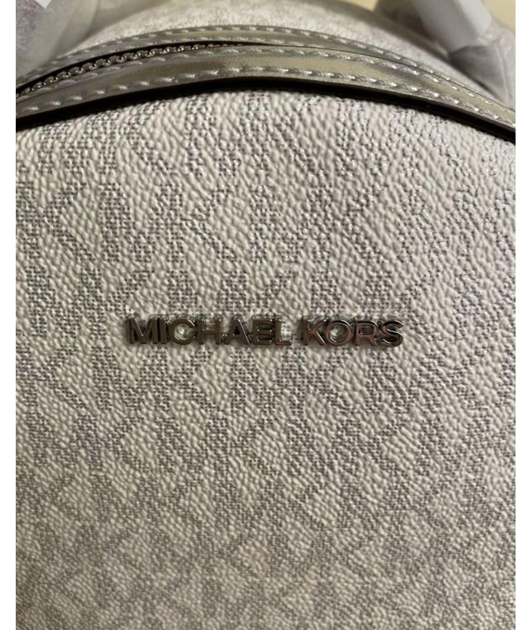 MICHAEL KORS Белый рюкзак, фото 3