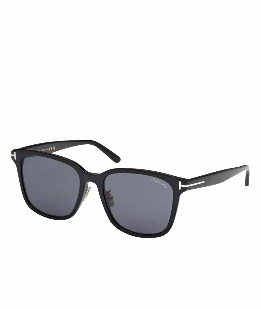 TOM FORD Черные пластиковые солнцезащитные очки, фото 6