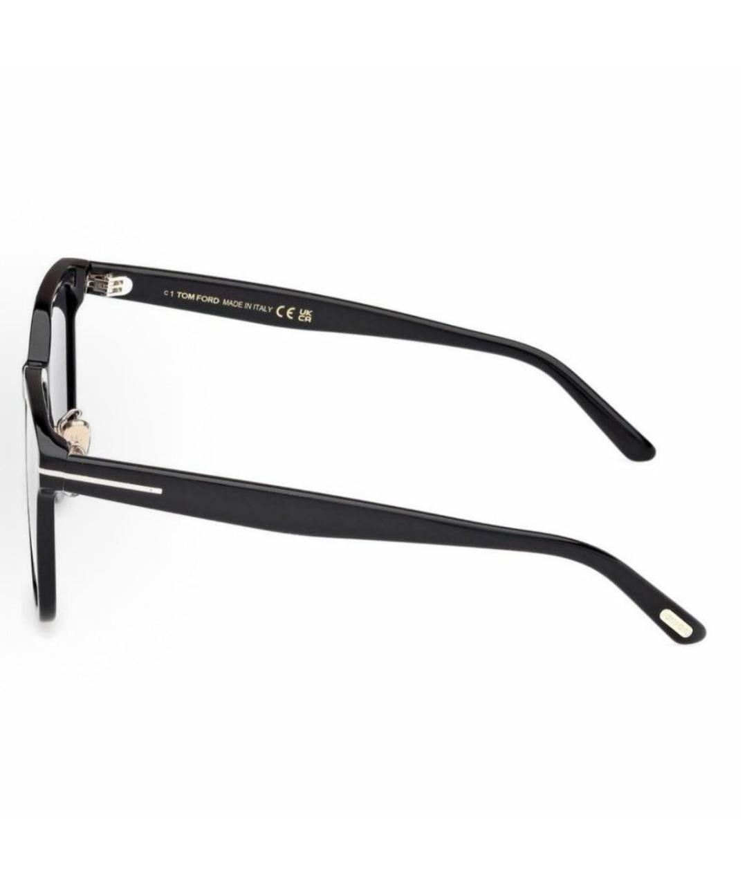 TOM FORD Черные пластиковые солнцезащитные очки, фото 3
