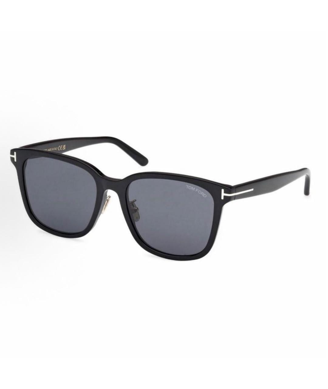 TOM FORD Черные пластиковые солнцезащитные очки, фото 5