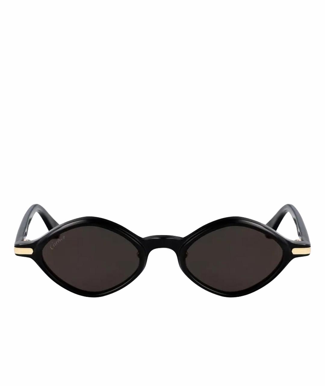 CARTIER Черные пластиковые солнцезащитные очки, фото 1