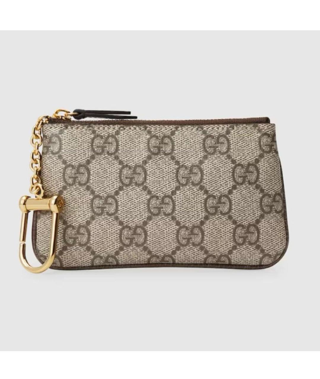 GUCCI Бежевая ключница, фото 5