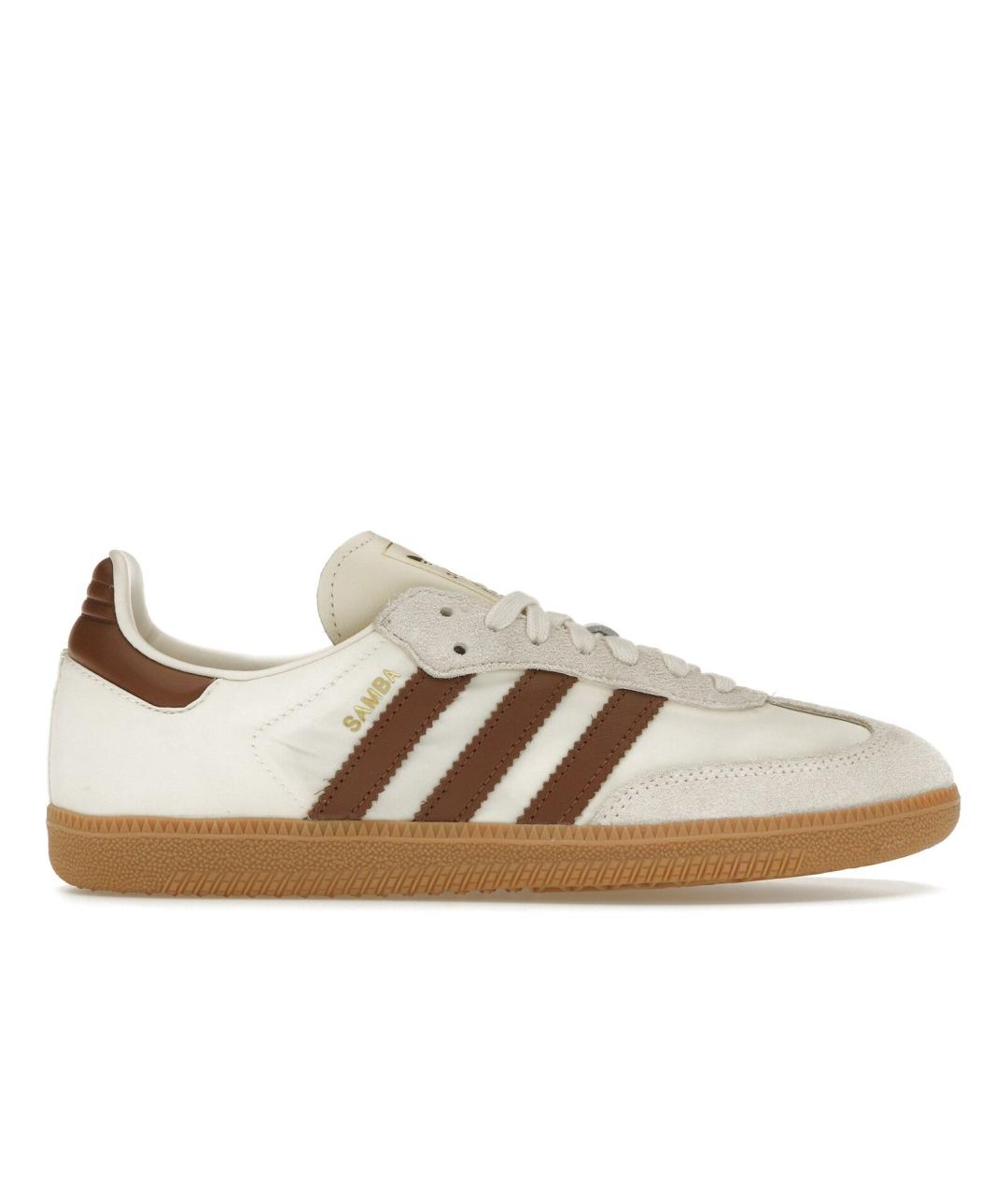 ADIDAS Бежевые низкие кроссовки / кеды из искусственной кожи, фото 1