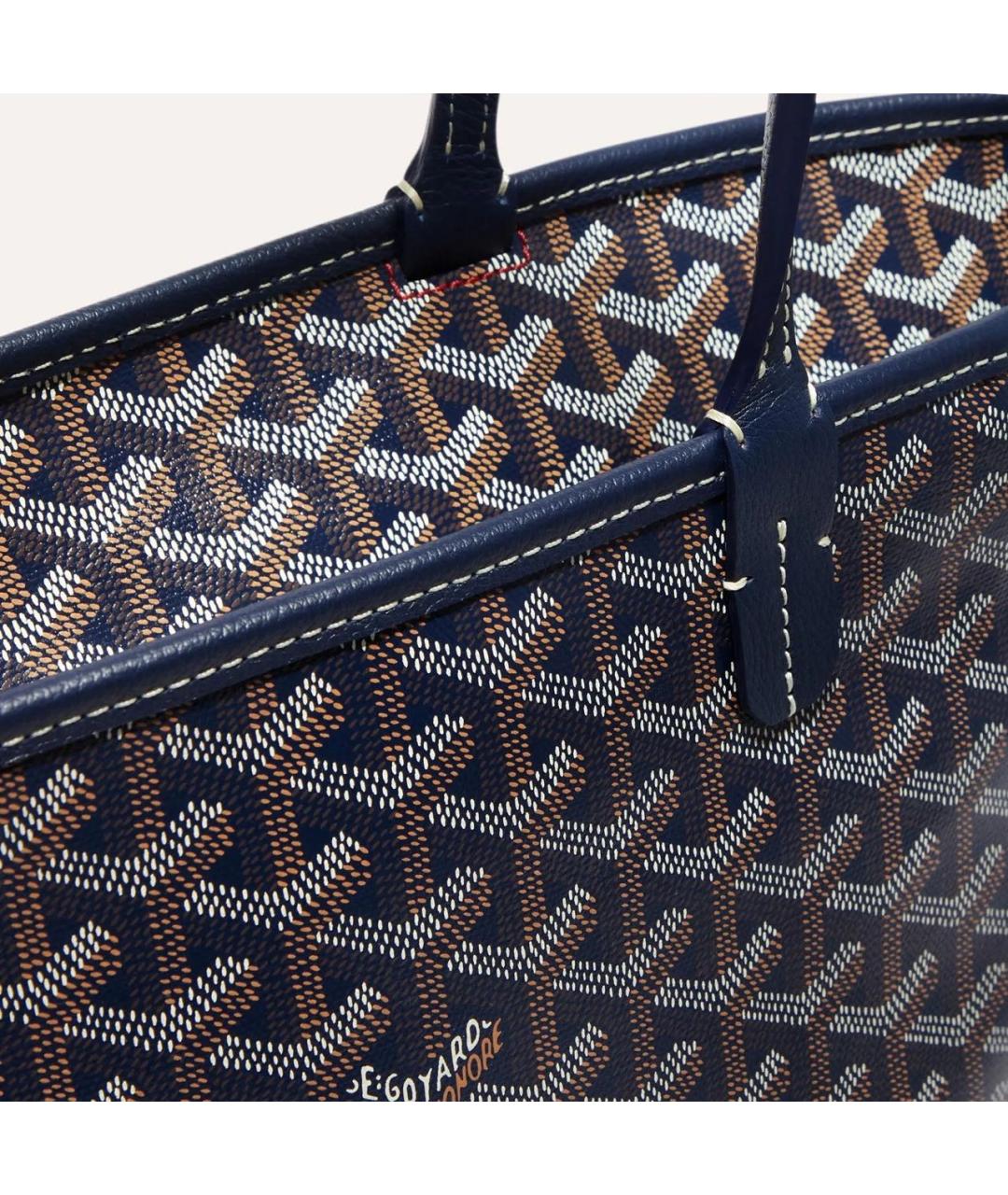 GOYARD Темно-синяя дорожная/спортивная сумка, фото 3