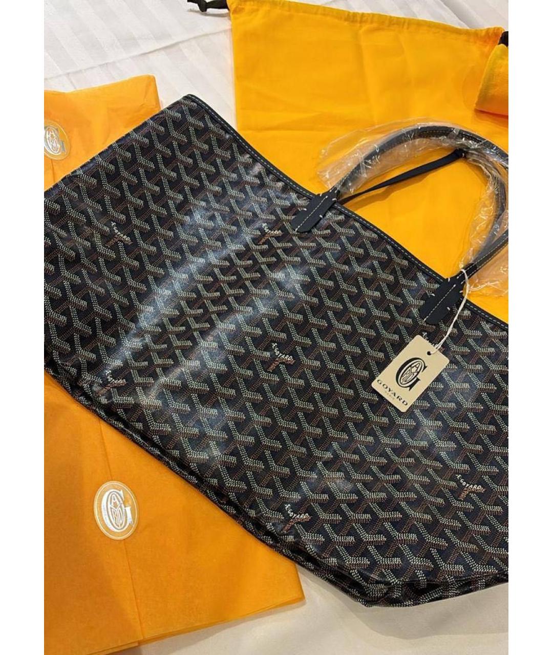 GOYARD Темно-синяя дорожная/спортивная сумка, фото 2