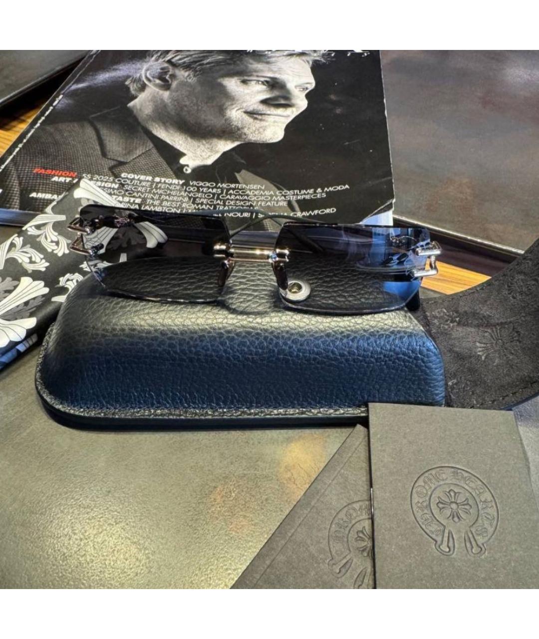 CHROME HEARTS Металлические солнцезащитные очки, фото 2