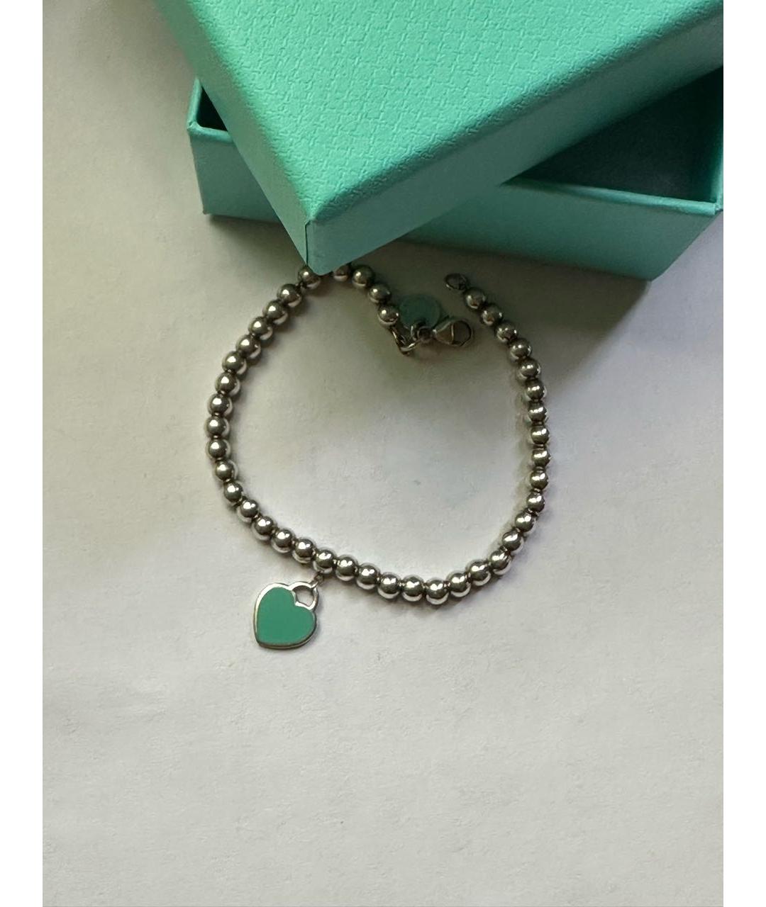 TIFFANY&CO Серебрянный серебряный браслет, фото 2