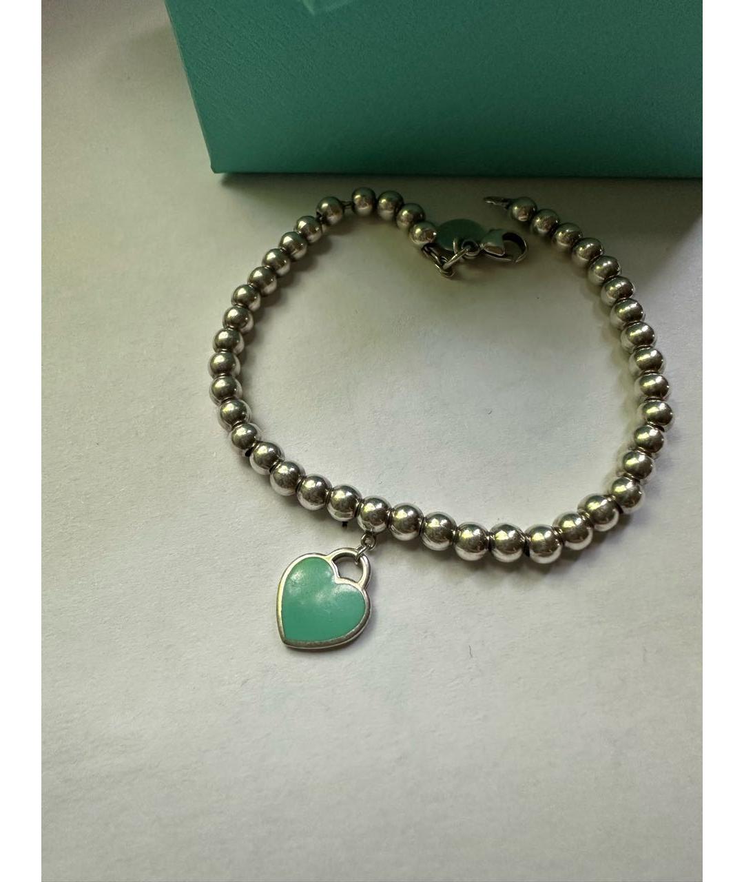 TIFFANY&CO Серебрянный серебряный браслет, фото 4