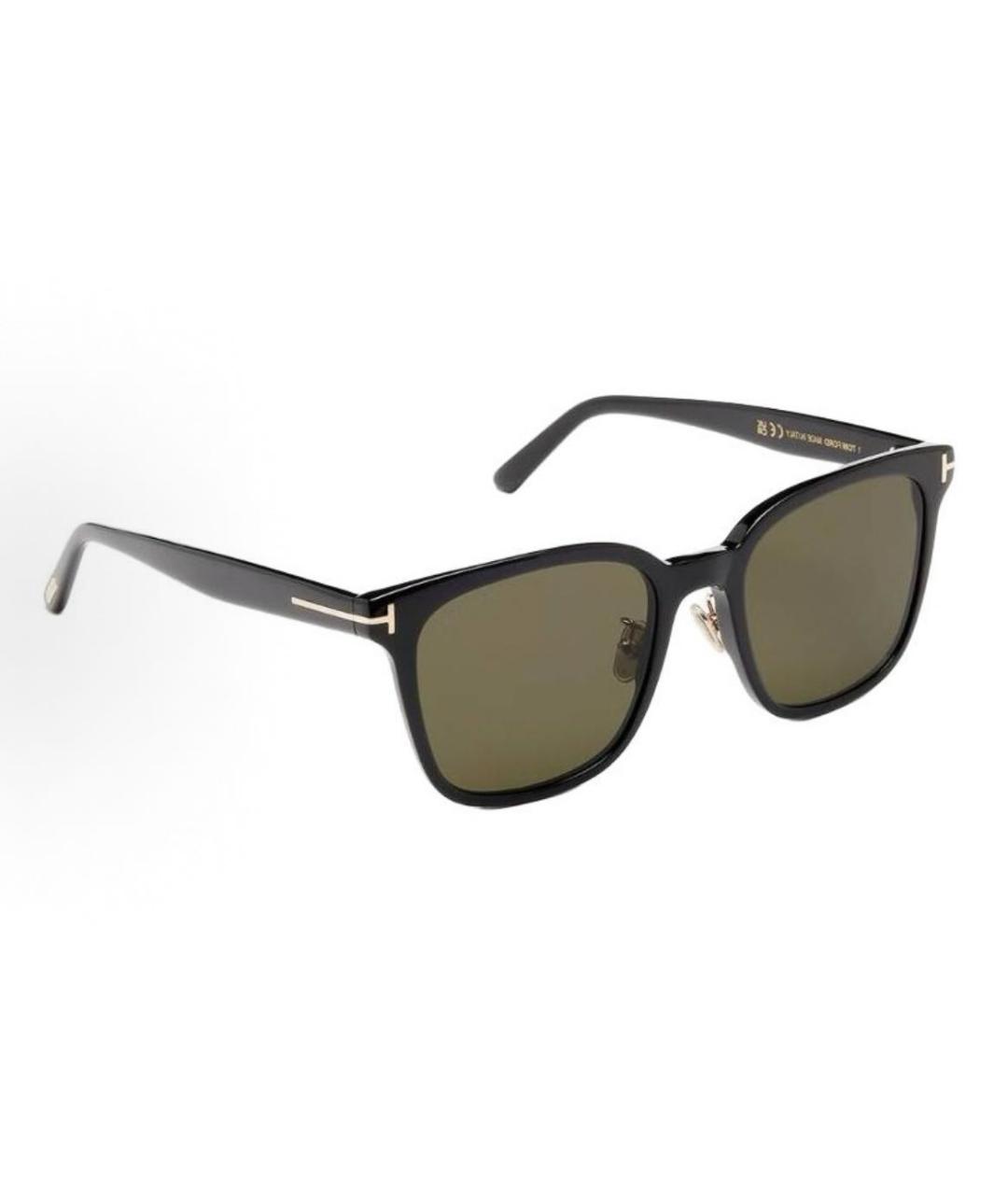 TOM FORD Черные пластиковые солнцезащитные очки, фото 3