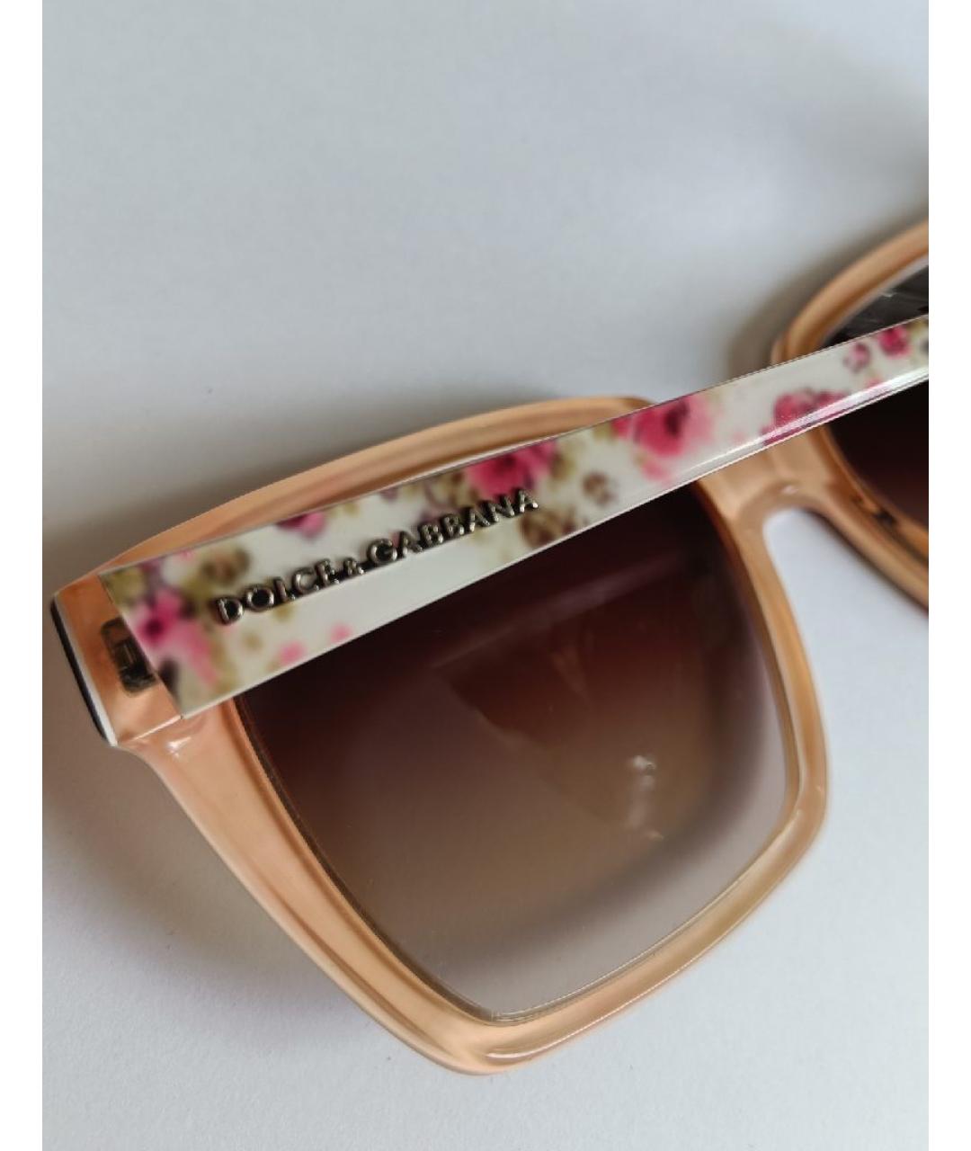 DOLCE&GABBANA Мульти пластиковые солнцезащитные очки, фото 3