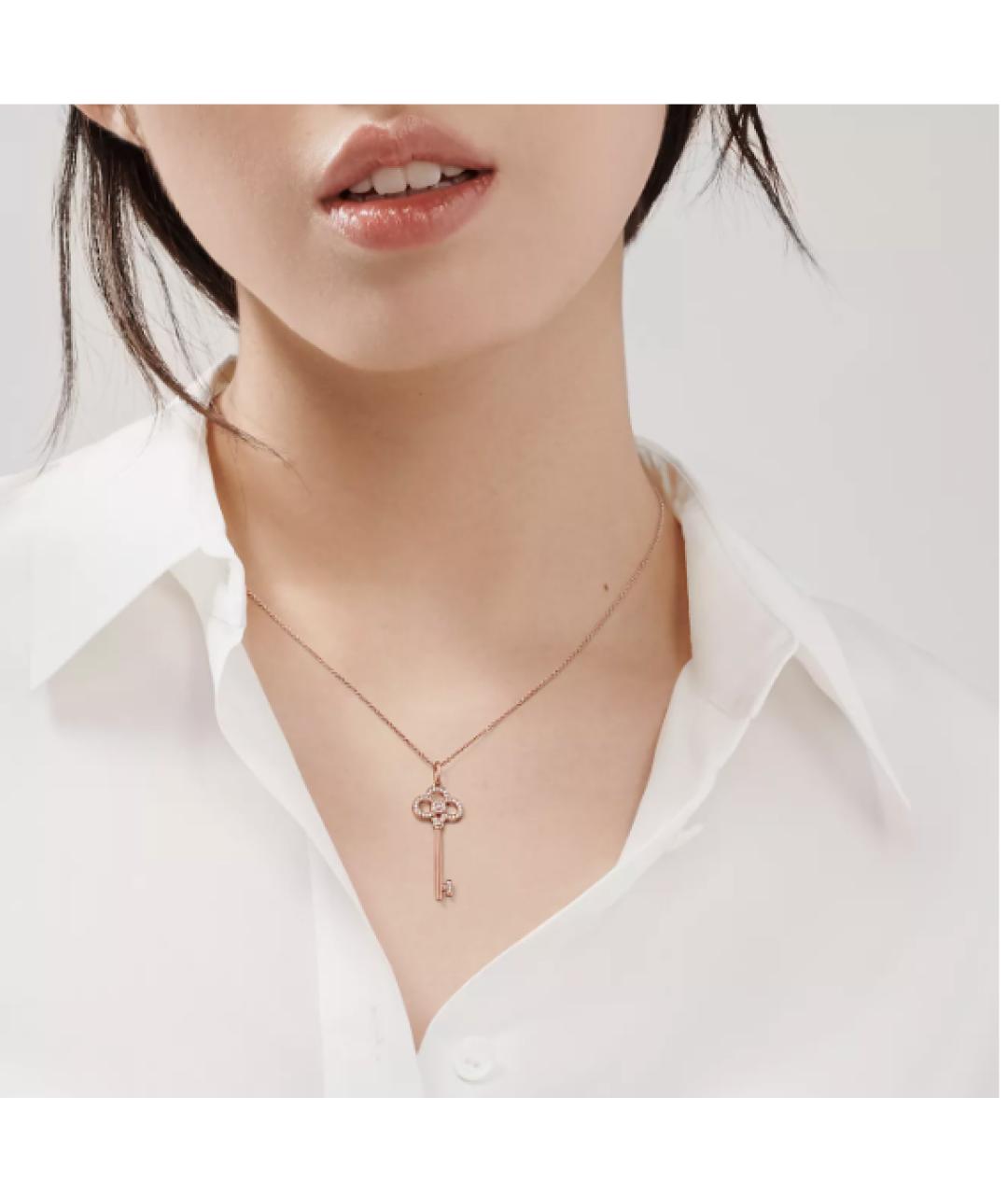 TIFFANY&CO Золотая подвеска из розового золота, фото 4