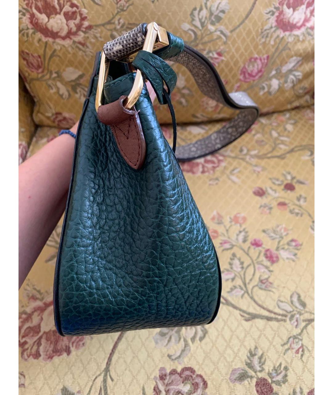 LOUIS VUITTON Коричневая сумка через плечо из экзотической кожи, фото 4