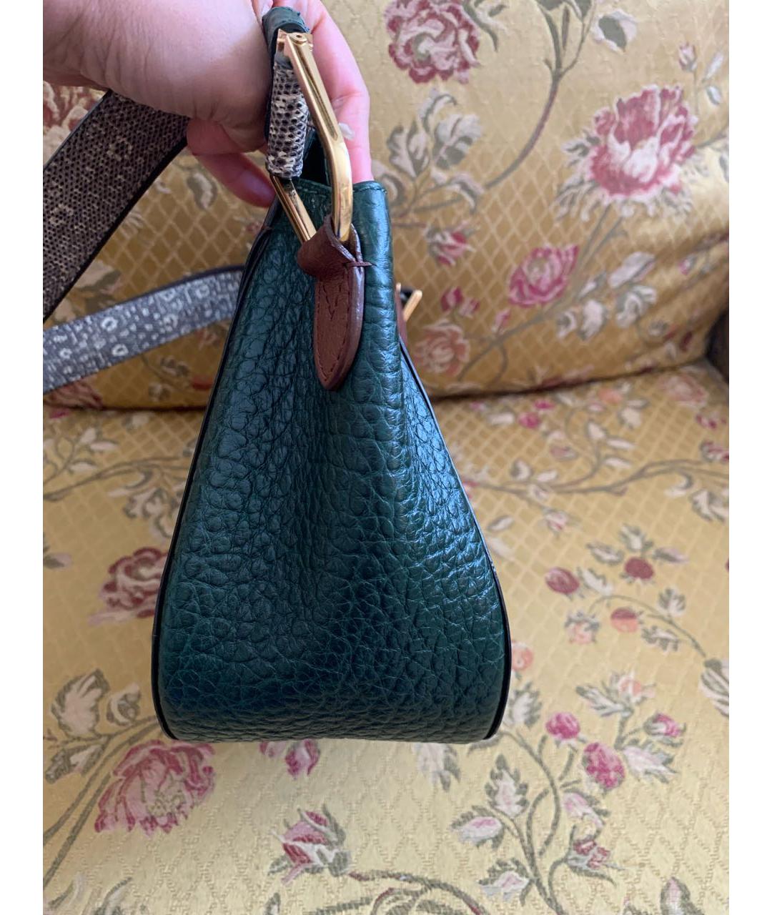 LOUIS VUITTON Коричневая сумка через плечо из экзотической кожи, фото 5