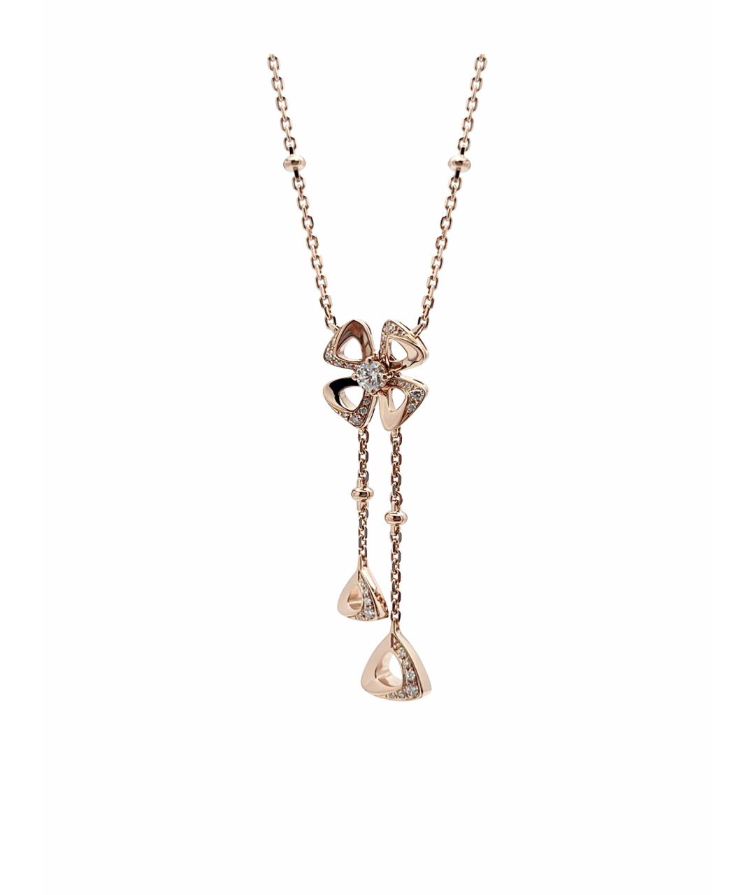BVLGARI Золотая подвеска из розового золота, фото 1