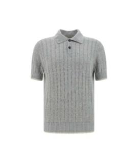 BRUNELLO CUCINELLI Поло с коротким рукавом