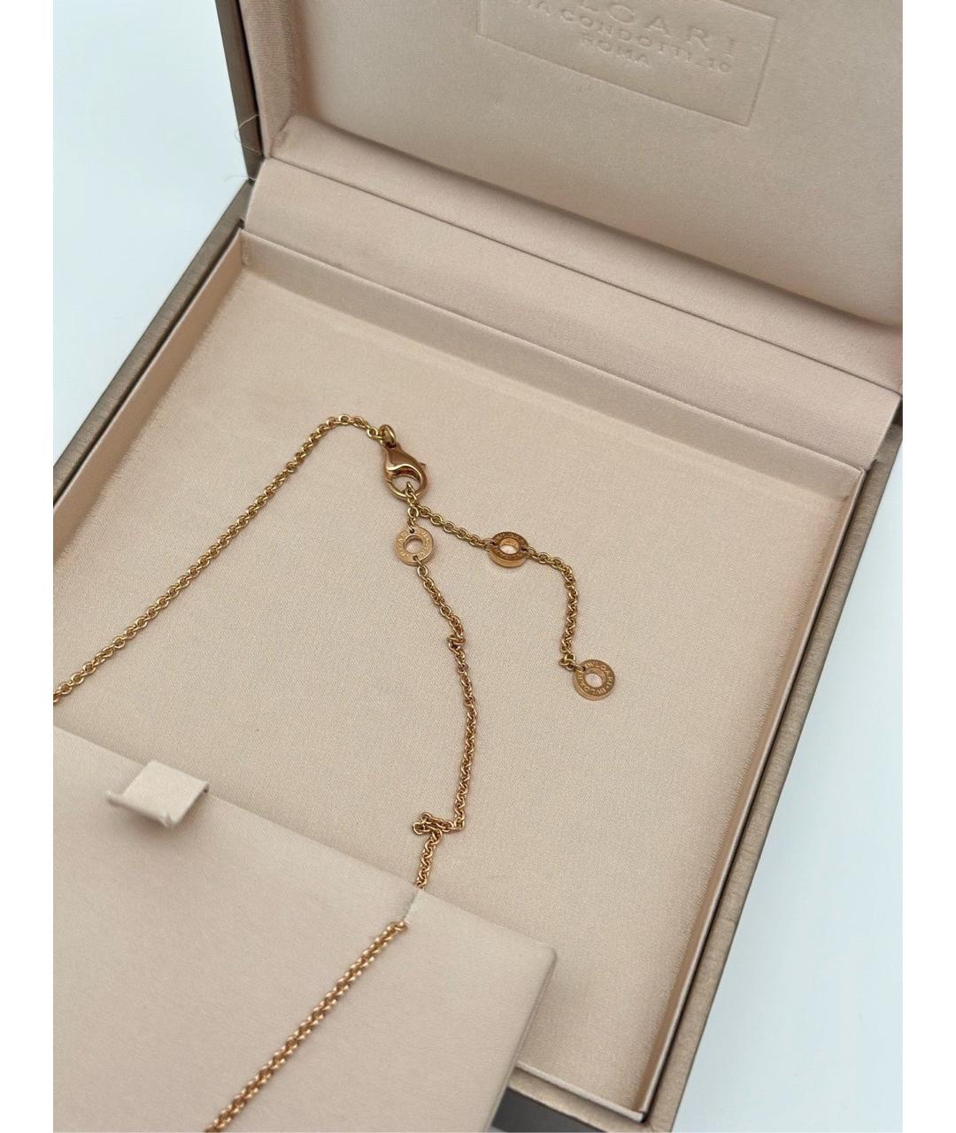 BVLGARI Золотая подвеска из розового золота, фото 5