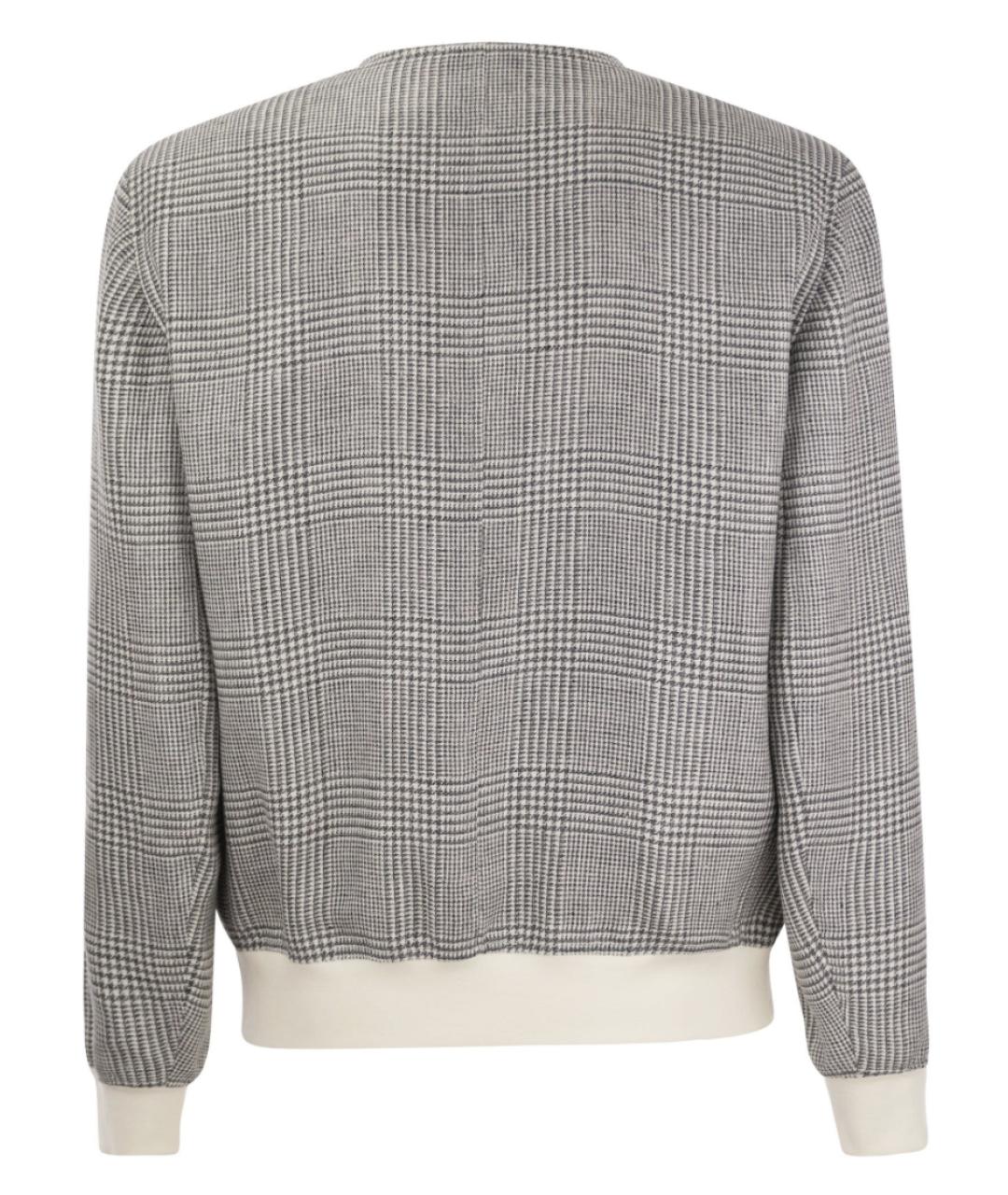 BRUNELLO CUCINELLI Серая куртка, фото 4