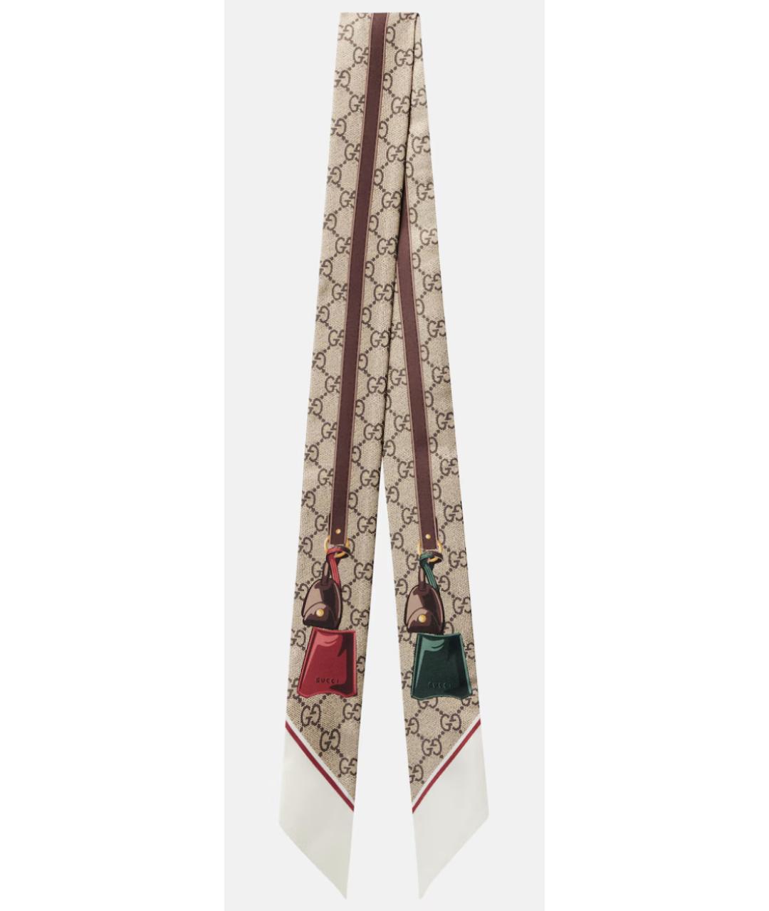 GUCCI Мульти шелковый платок, фото 9