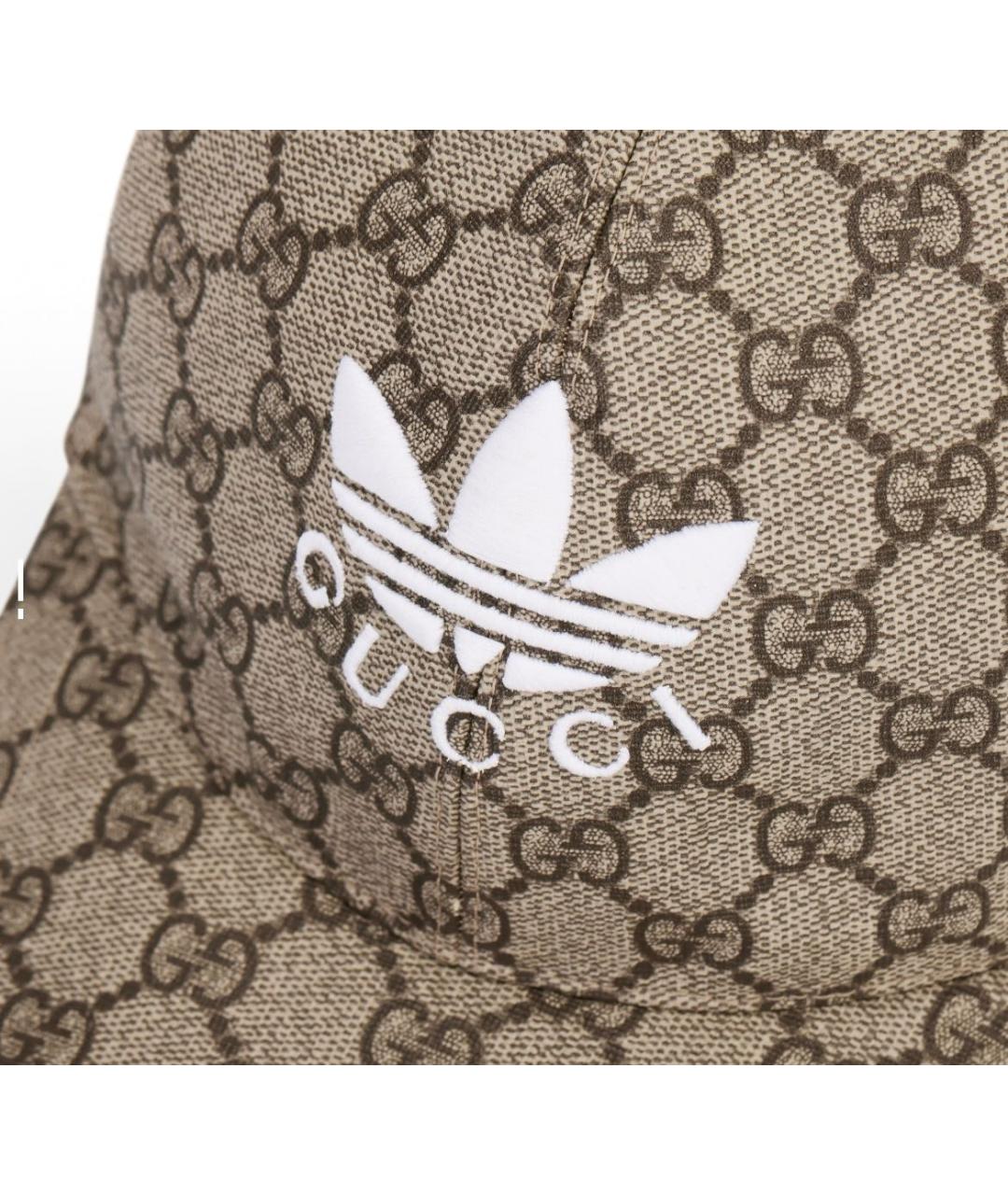 GUCCI Бежевая хлопковая кепка/бейсболка, фото 6
