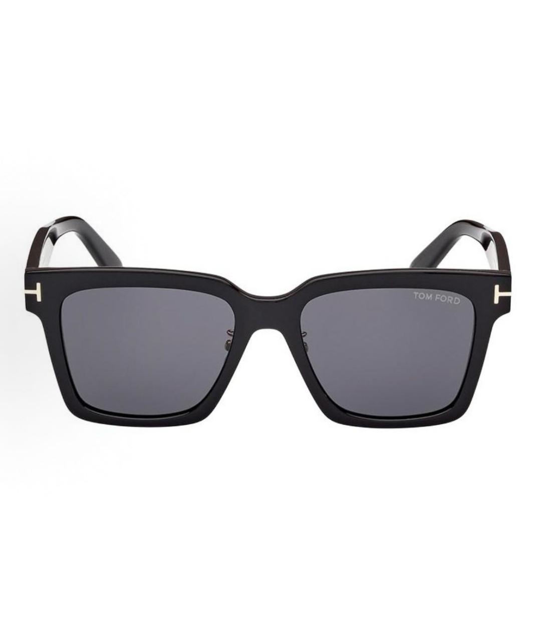 TOM FORD Черные пластиковые солнцезащитные очки, фото 2