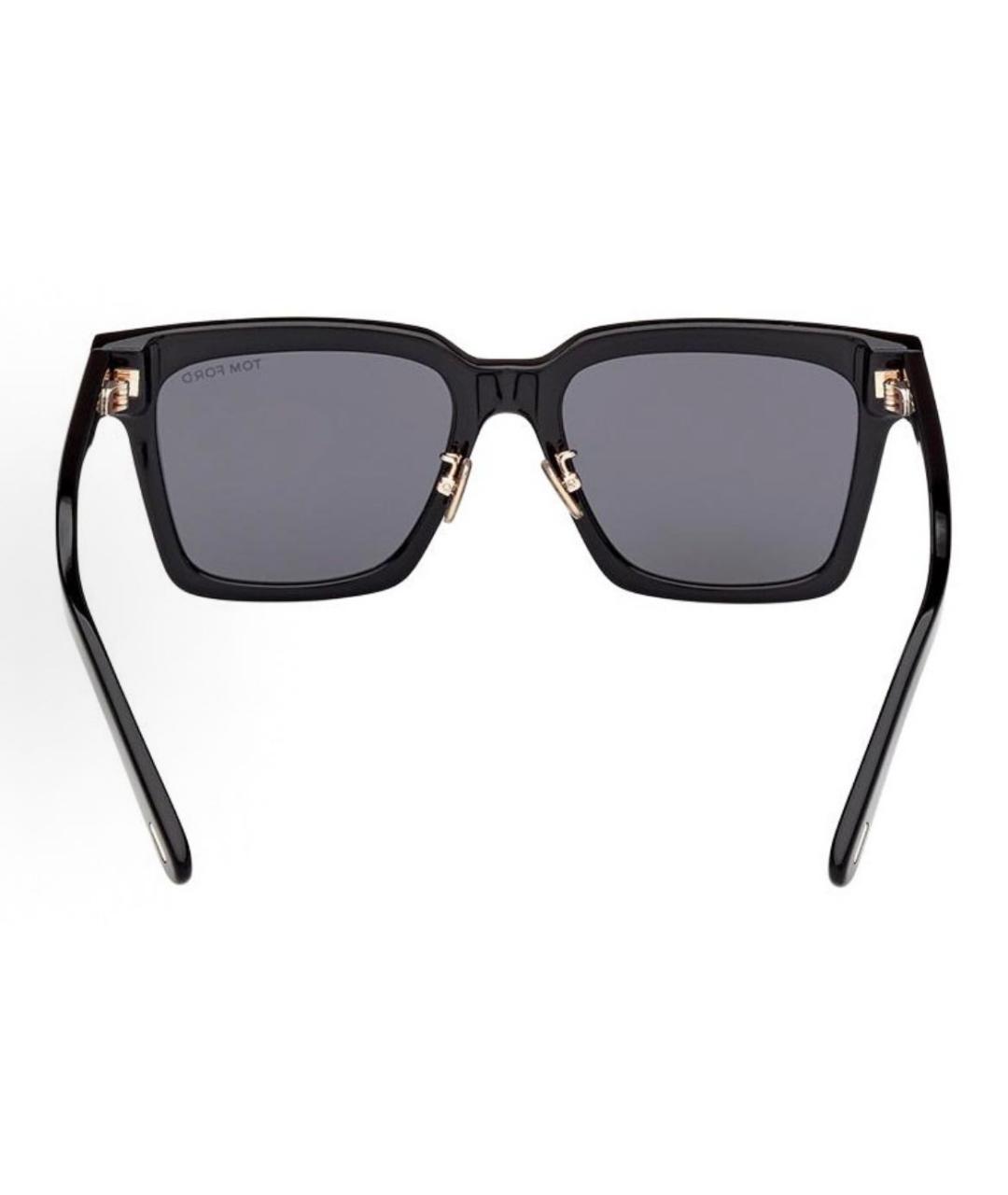 TOM FORD Черные пластиковые солнцезащитные очки, фото 5