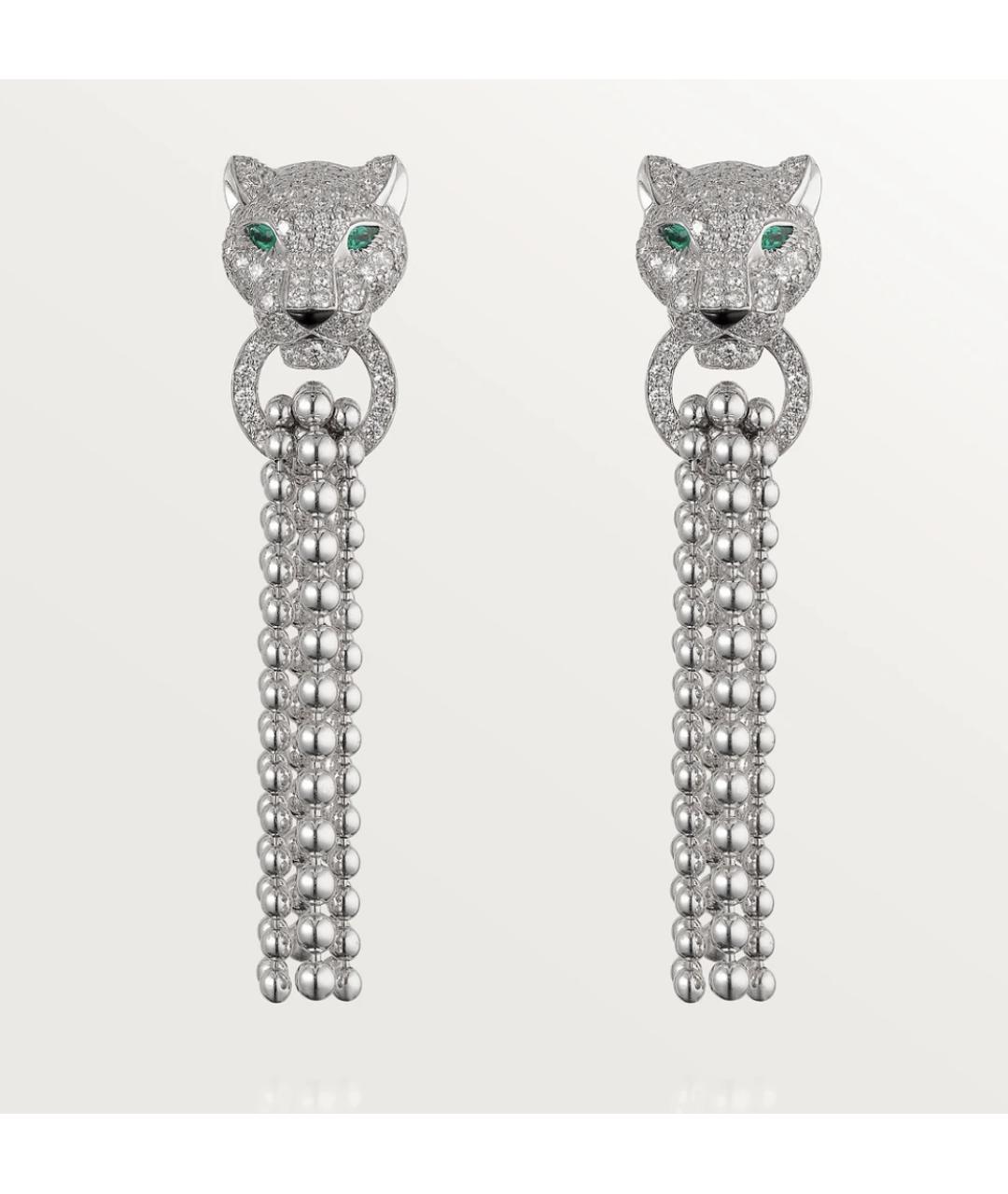 CARTIER Серьги из белого золота, фото 7