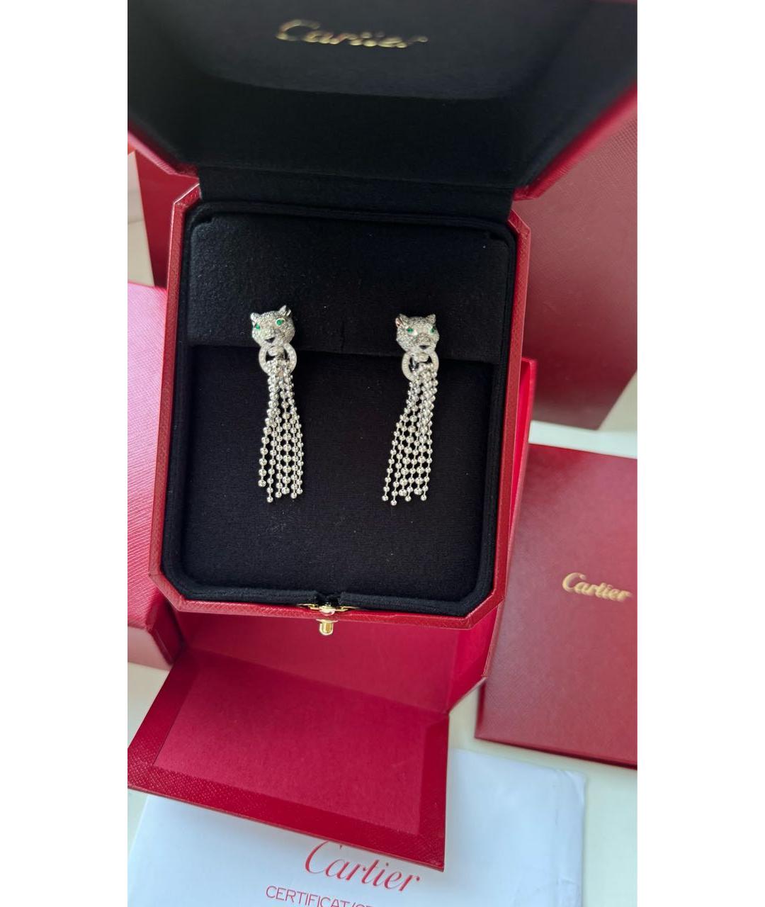 CARTIER Серьги из белого золота, фото 2