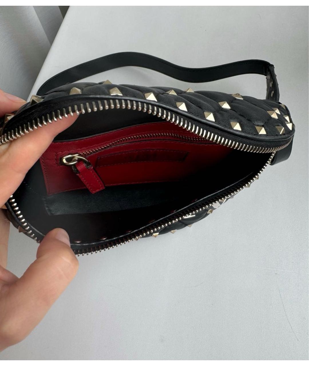 VALENTINO Черная поясная сумка, фото 7