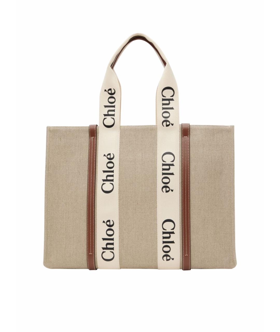 CHLOE Бежевая сумка тоут, фото 1