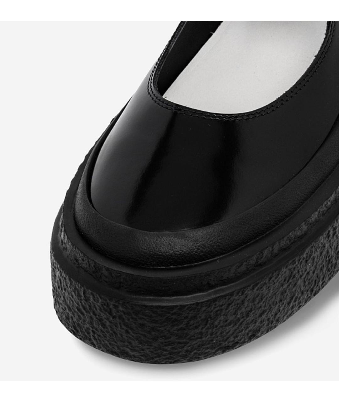 MM6 MAISON MARGIELA Черные кожаные балетки, фото 6