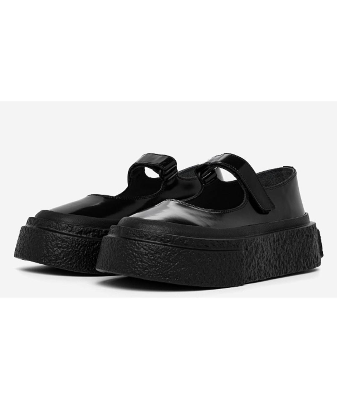 MM6 MAISON MARGIELA Черные кожаные балетки, фото 4