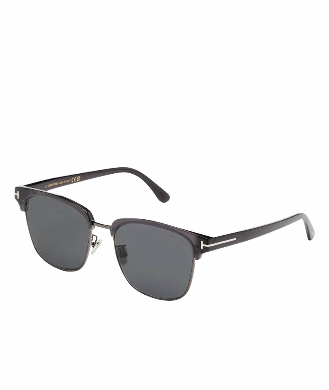 TOM FORD Черные пластиковые солнцезащитные очки, фото 1