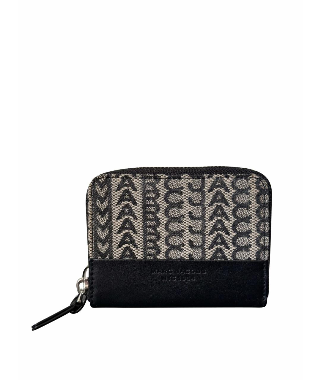 MARC JACOBS Черный кожаный кошелек, фото 1