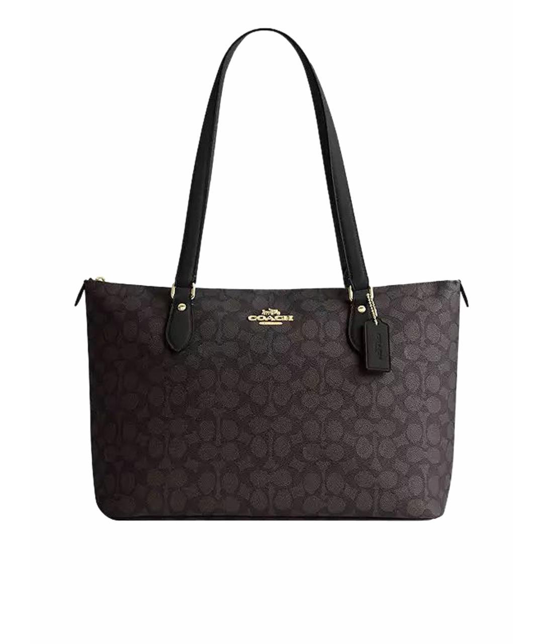 COACH Коричневая сумка тоут, фото 1