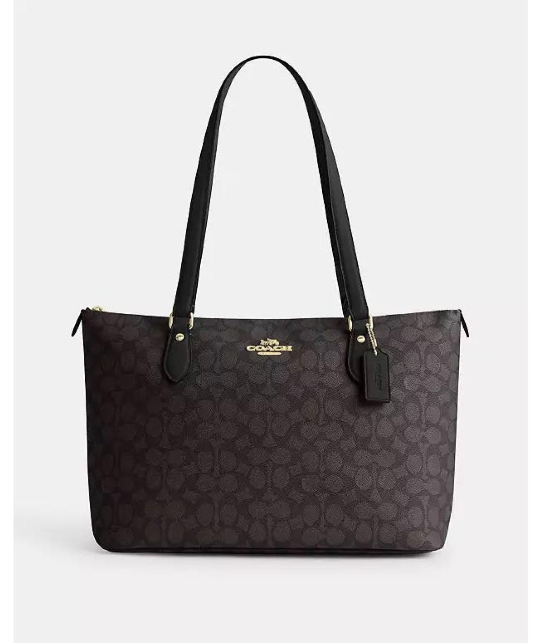 COACH Коричневая сумка тоут, фото 5