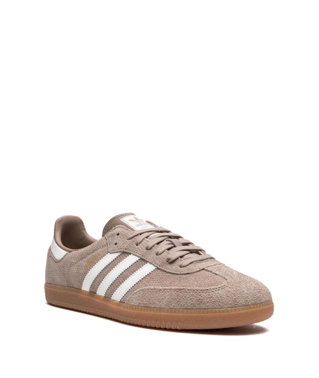 ADIDAS Коричневые замшевые кеды, фото 2