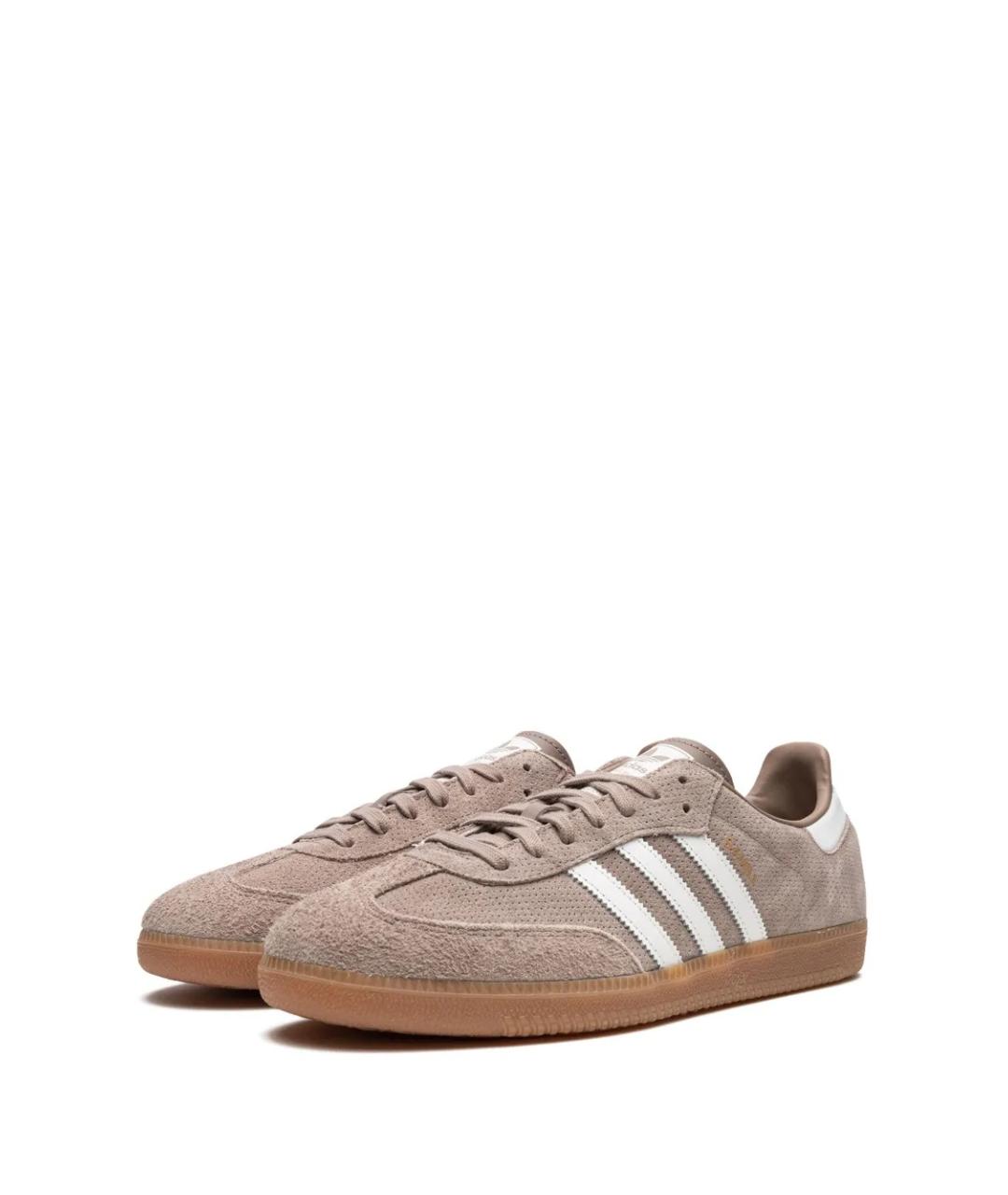 ADIDAS Коричневые замшевые кеды, фото 4