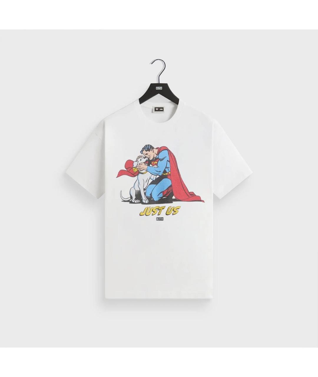 KITH Белая хлопковая футболка, фото 4
