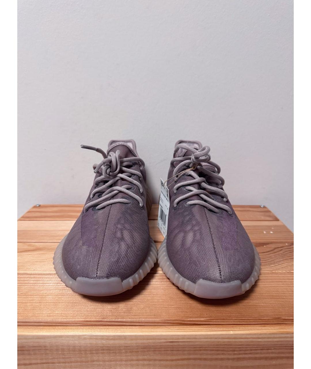 ADIDAS YEEZY Фиолетовые текстильные низкие кроссовки / кеды, фото 3