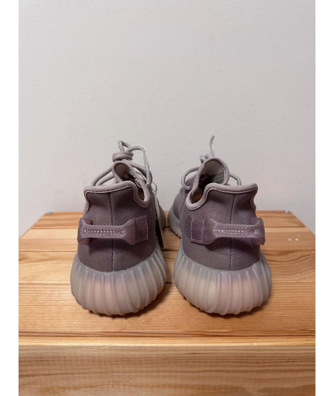 ADIDAS YEEZY Фиолетовые текстильные низкие кроссовки / кеды, фото 4
