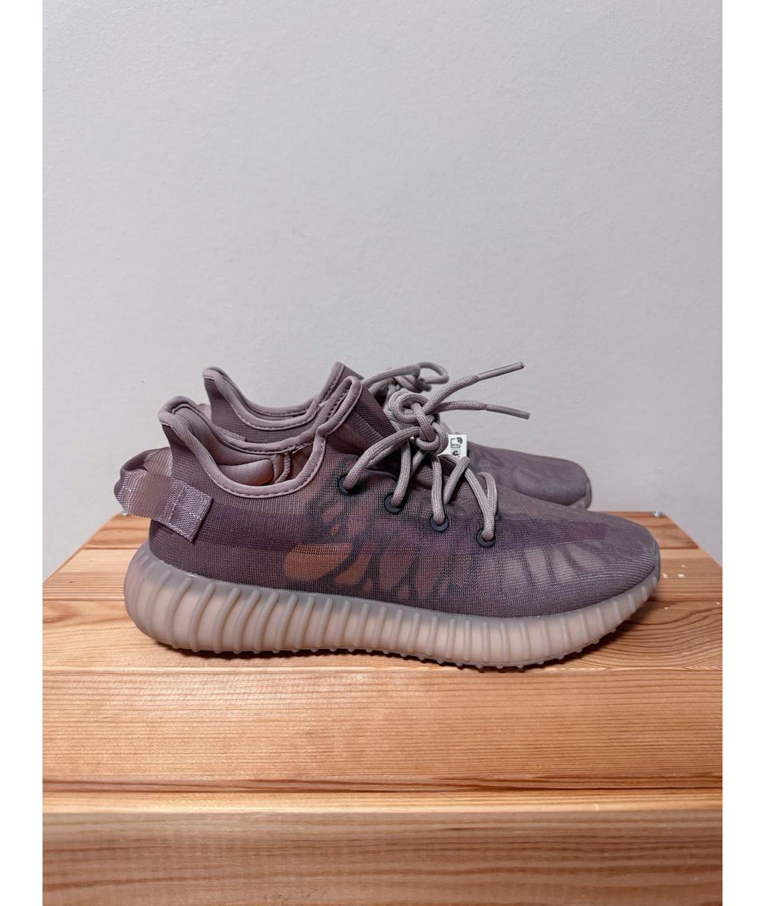 ADIDAS YEEZY Фиолетовые текстильные низкие кроссовки / кеды, фото 5