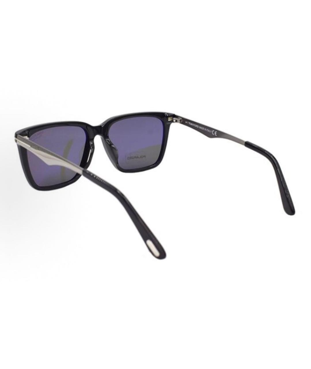 TOM FORD Черные пластиковые солнцезащитные очки, фото 3