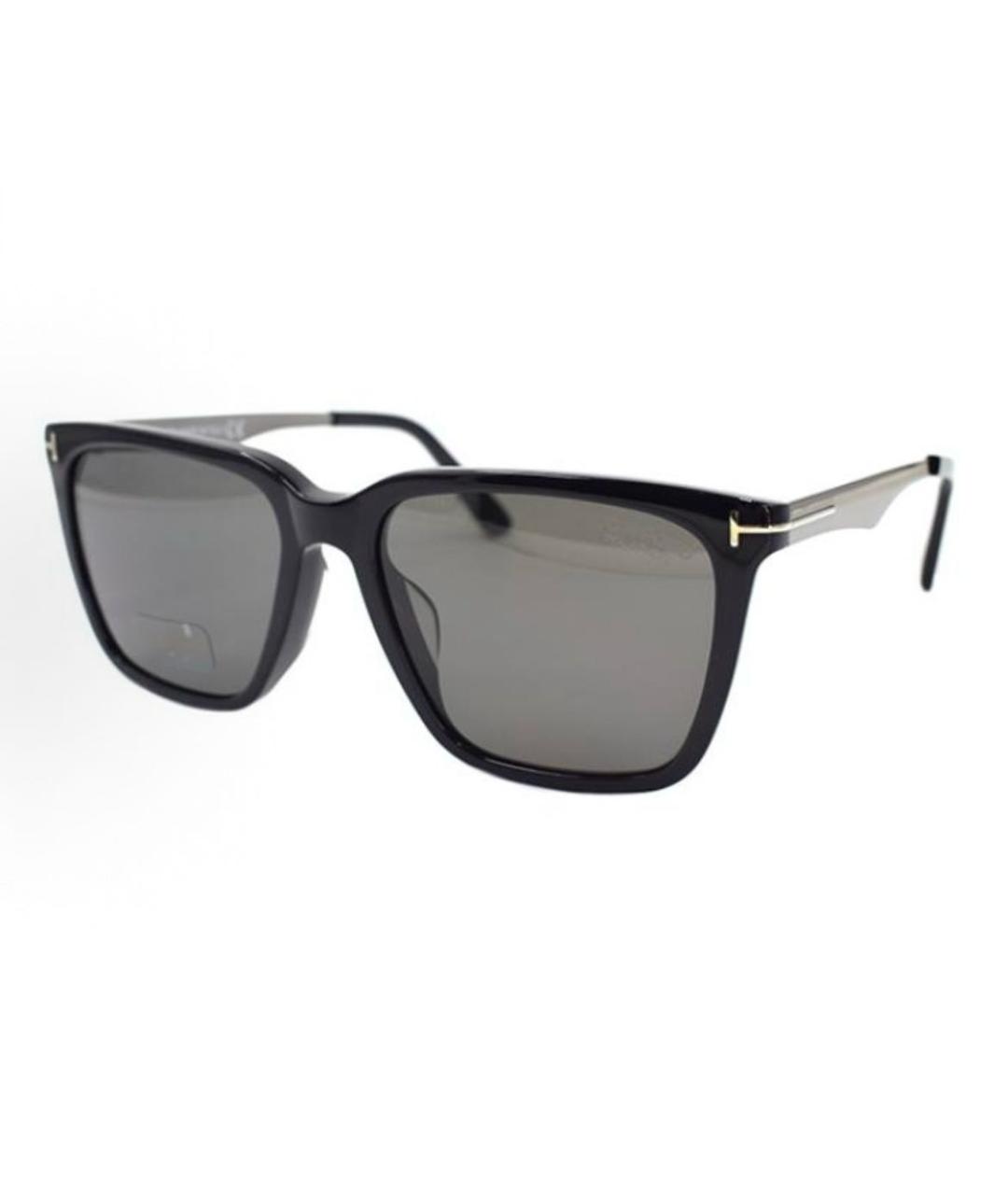 TOM FORD Черные пластиковые солнцезащитные очки, фото 4