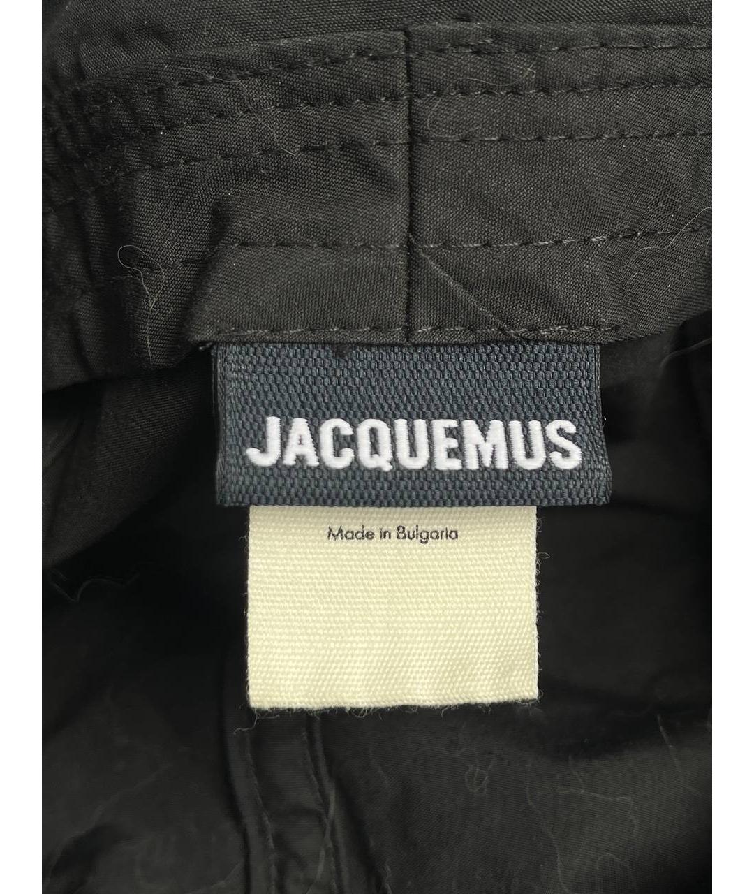 JACQUEMUS Черная хлопковая кепка/бейсболка, фото 8