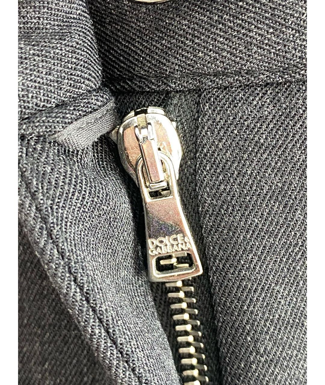 DOLCE&GABBANA Шерстяные прямые брюки, фото 4